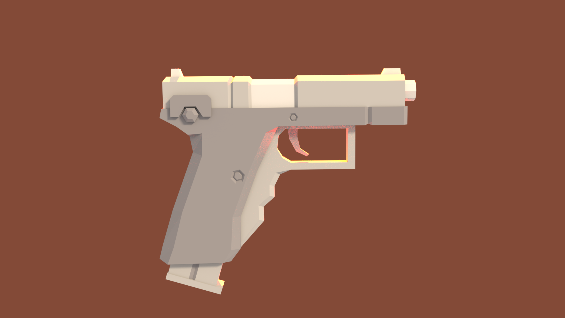 LowPoly Futuristic Guns preview image 3
